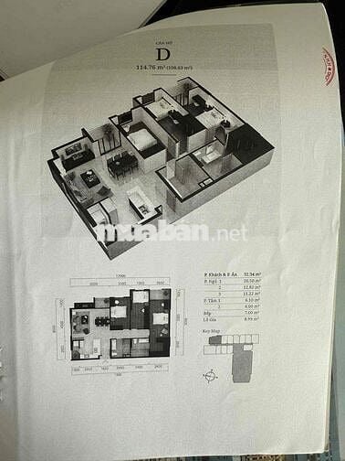 Bán căn hộ 3PN Citadines Central, 114 m² – Tầng cao, giá chỉ 3tỷ