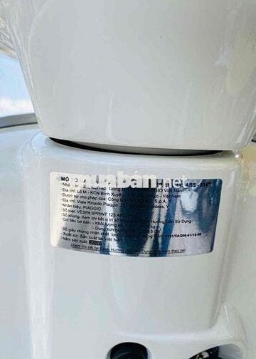 Vespa print ABS đời 2020