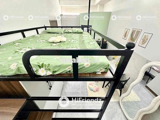 Studio kết hợp giường tầng, nhà mới full NT ngay Hoà Bình-Đầm Sen-VHU