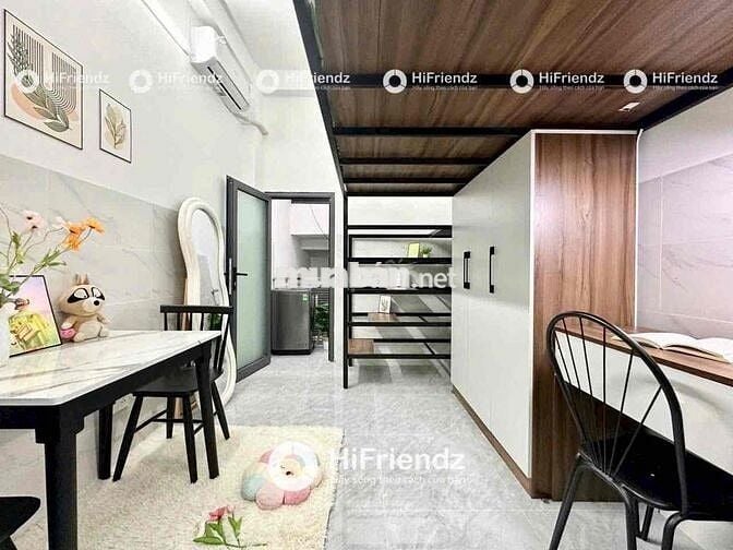 Studio kết hợp giường tầng, nhà mới full NT ngay Hoà Bình-Đầm Sen-VHU