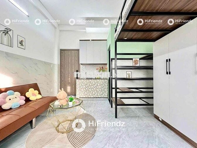 Studio kết hợp giường tầng, nhà mới full NT ngay Hoà Bình-Đầm Sen-VHU