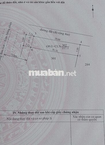 Chính Chủ Bán Đất Hai Mặt Tiền Đườg Nhựa 200tr/m Ngang ( Bao Sang Tên)