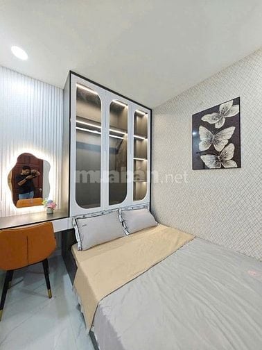 Nhà đẹp mới xây 4x20m ( công nhận 72,4m2) Trương Thị  Hoa Q.12