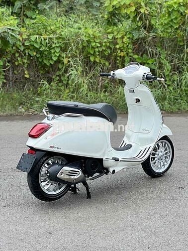 Vespa Spirnt 125 Trắng Đen 2015 Bao Ra Biển 60 🎉🎉🎉