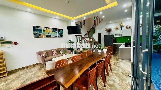 💥🏡CHO THUÊ BIỆT THỰ CÓ HỒ BƠI 3 TẦNG LÔ GÓC 2 MẶT TIỀN - HÒA HẢI
