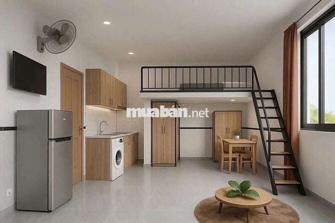 Duplex 45m2 gần đh TDT, RMIT, UFM. Điện nước giá nhà nước ở 2-3 người.