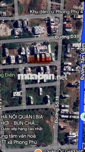 Bán đất 50m2 gần KDC Phong Phú huyện Bình Chánh SHR