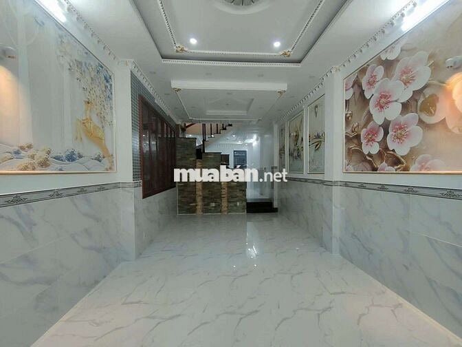 bán nhà lê văn quới ds6, 72m2, 4 tầng btct,hẻm nhựa 10m,giá 6,25 tỷ TL