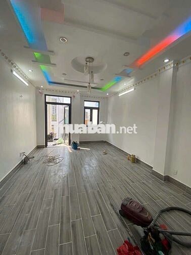bán nhà lê văn quới ds6, 72m2, 4 tầng btct,hẻm nhựa 10m,giá 6,25 tỷ TL