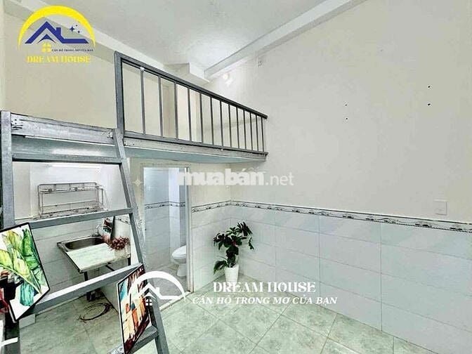 Cách Dh Công Thương 1km5 - Sẵn Máy Lạnh Gác Cao m7 - Rộng 26m2