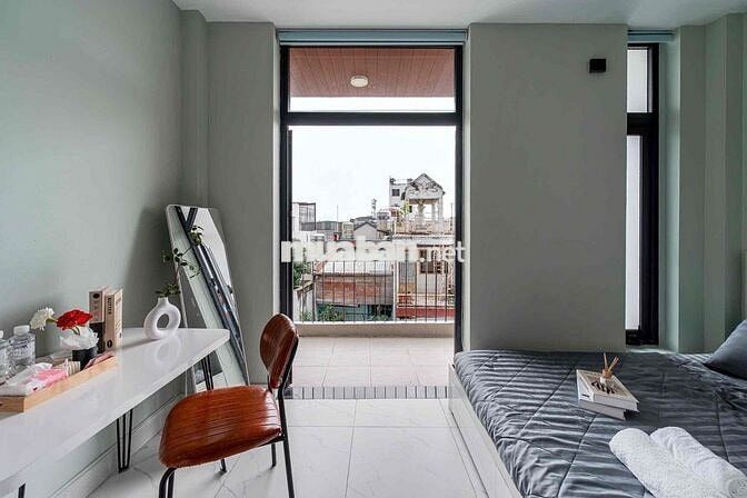 Cho thuê Căn Studio/ban công gần ĐH Văn Hiến_ĐH Huflit Ba Gia