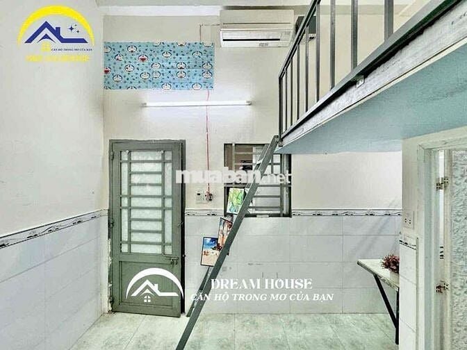Cách Dh Công Thương 1km5 - Sẵn Máy Lạnh Gác Cao m7 - Rộng 26m2