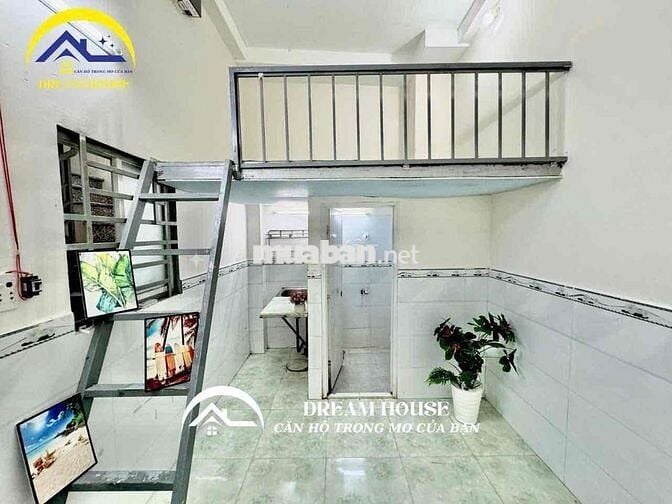 Cách Dh Công Thương 1km5 - Sẵn Máy Lạnh Gác Cao m7 - Rộng 26m2