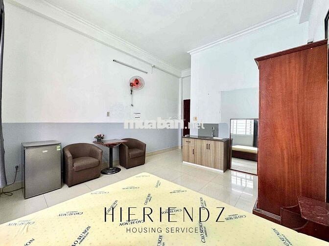 STUDIO FULL NỘI THẤT MỚI XÂY CÓ CỬA SỔ GẦN ĐẠI HỌC VĂN HIẾN CÔNG THƯƠN