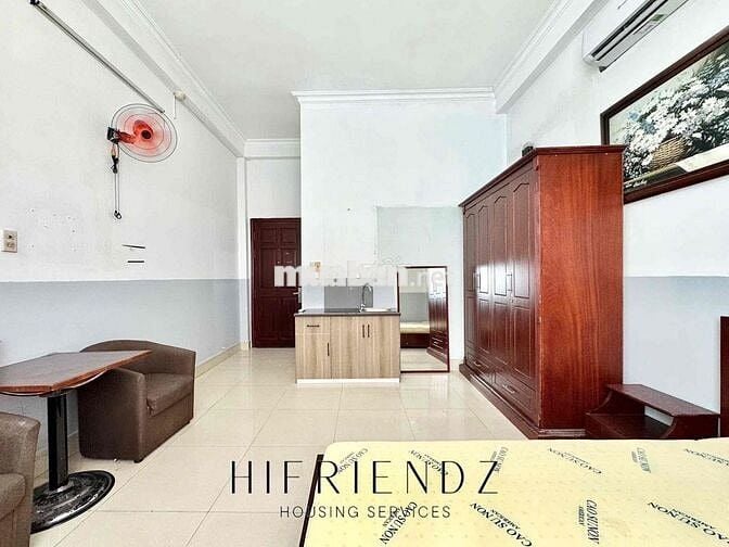 STUDIO FULL NỘI THẤT MỚI XÂY CÓ CỬA SỔ GẦN ĐẠI HỌC VĂN HIẾN CÔNG THƯƠN