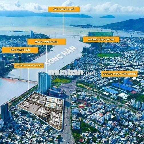 Căn hộ mặt sông Hàn ,sát bên Vincom Plaza giá 4ty850 có sẵn nội thất