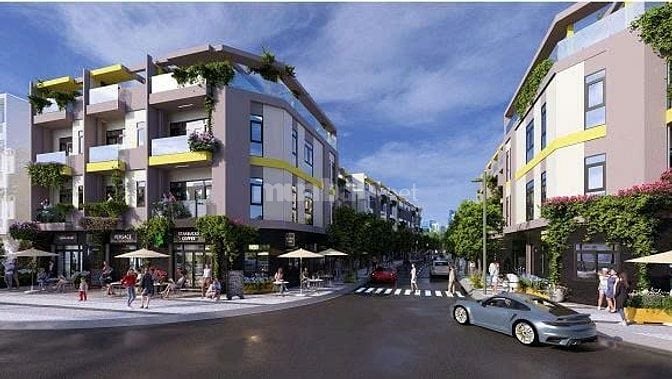 Chỉ 1,1 Tỷ Nhận Nhà Phố,DTĐ 75m2, DTXD 200m2, 4 PN,5 WC, Cao 3,5 Tầng.