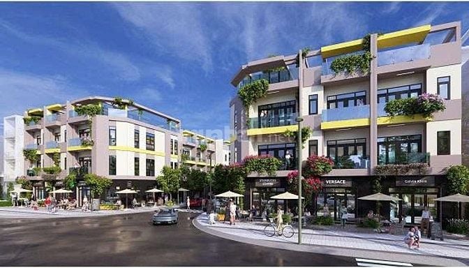 Chỉ 1,1 Tỷ Nhận Nhà Phố,DTĐ 75m2, DTXD 200m2, 4 PN,5 WC, Cao 3,5 Tầng.