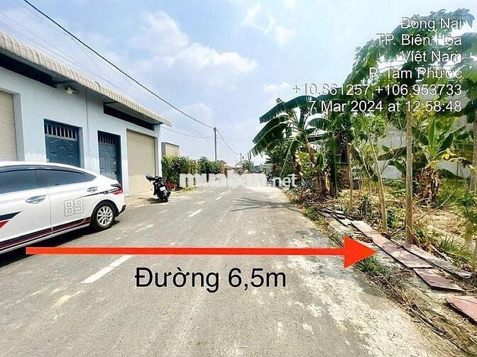 Chủ Ngộp cần bán 2 lô liền kề (5x20) 100m2 .TP Biên Hòa giá 15tr/m2