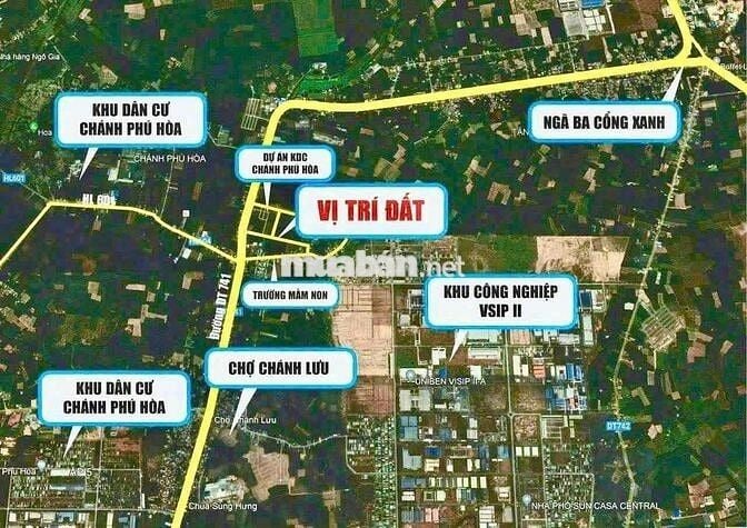 bán đất Chánh Phú Hoà - Bến Cát