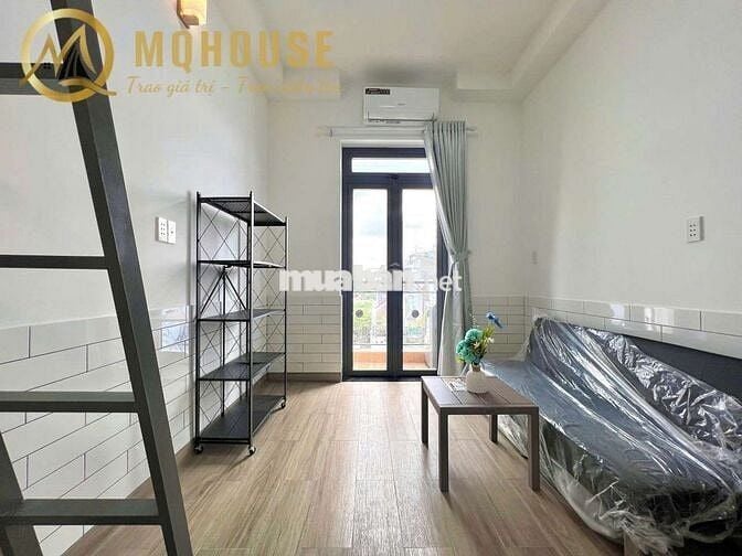 Cho thuê Căn hộ DV Duplex Ban công rộng Gần Đh NTTU Full nội thất