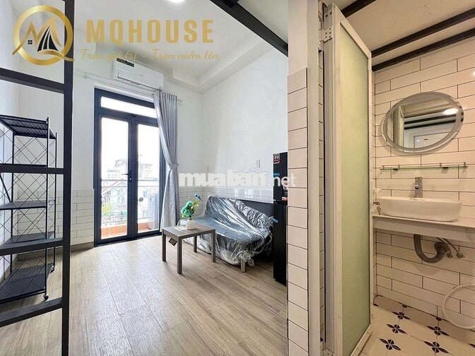 Cho thuê Căn hộ DV Duplex Ban công rộng Gần Đh NTTU Full nội thất