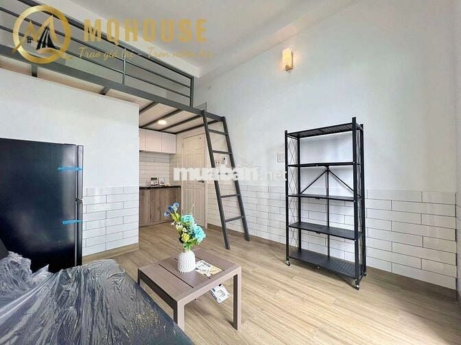 Cho thuê Căn hộ DV Duplex Ban công rộng Gần Đh NTTU Full nội thất