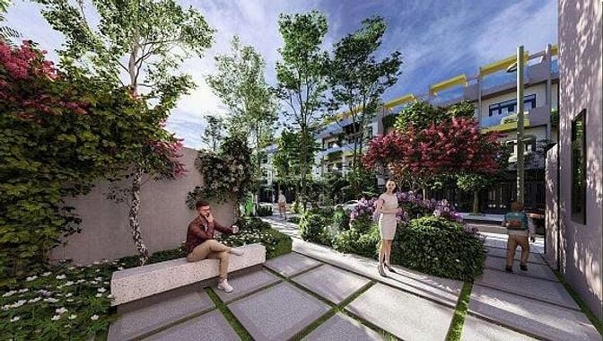 Chỉ 1,1 Tỷ Nhận Nhà Phố,DTĐ 75m2, DTXD 200m2, 4 PN,5 WC, Cao 3,5 Tầng.