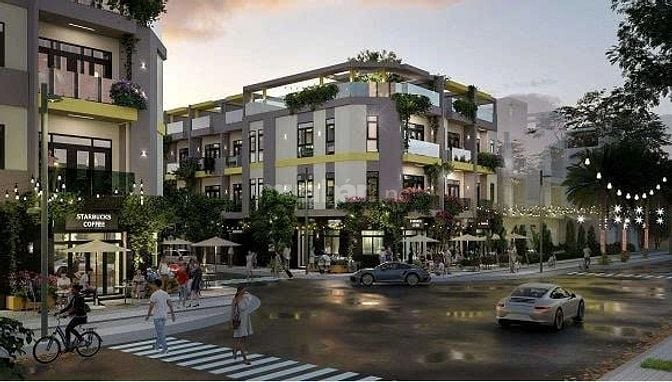 Chỉ 1,1 Tỷ Nhận Nhà Phố,DTĐ 75m2, DTXD 200m2, 4 PN,5 WC, Cao 3,5 Tầng.