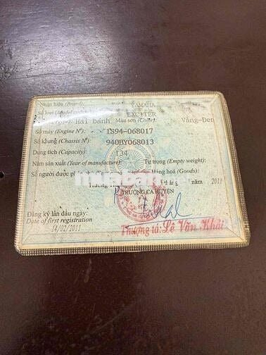 exicter cuôi 2010 mới dọn xong , mới. cần tiền gấp
