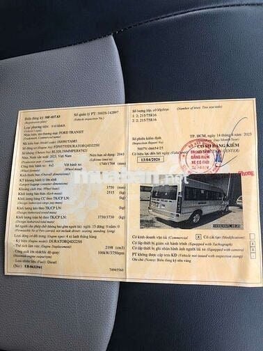 TRANSIT 2023 KO DỊCH VỤ 103000KM BẢO HÀNH 1 NĂM