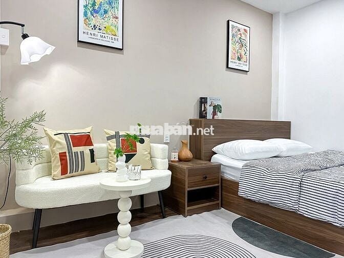 Căn hộ cho thuê studio tách bếp Trần Hưng Đạo, Q5 gần Nguyễn Văn Cừ