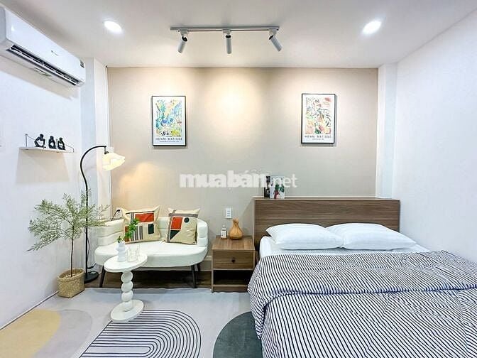 Căn hộ cho thuê studio tách bếp Trần Hưng Đạo, Q5 gần Nguyễn Văn Cừ