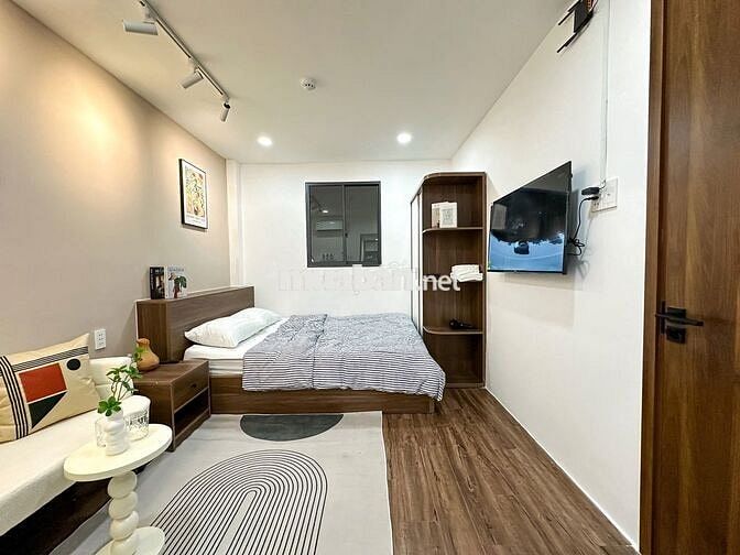 Căn hộ cho thuê studio tách bếp Trần Hưng Đạo, Q5 gần Nguyễn Văn Cừ