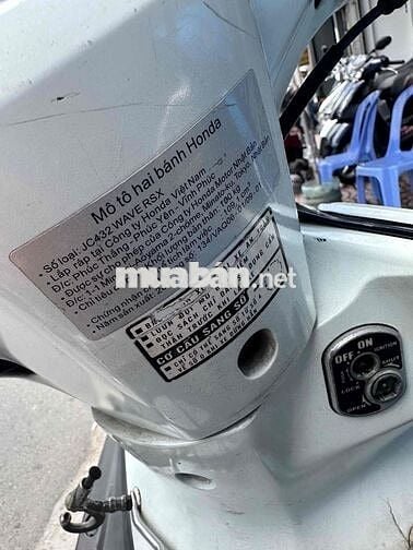Wave Rsx 110 máy rin 1 đời chủ sử dụng