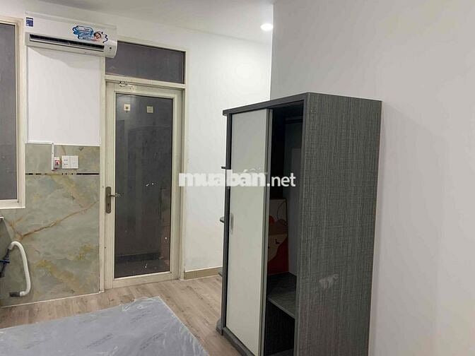 cho thuê phòng trệt lô gia thoáng đầy đủ nội thất mới