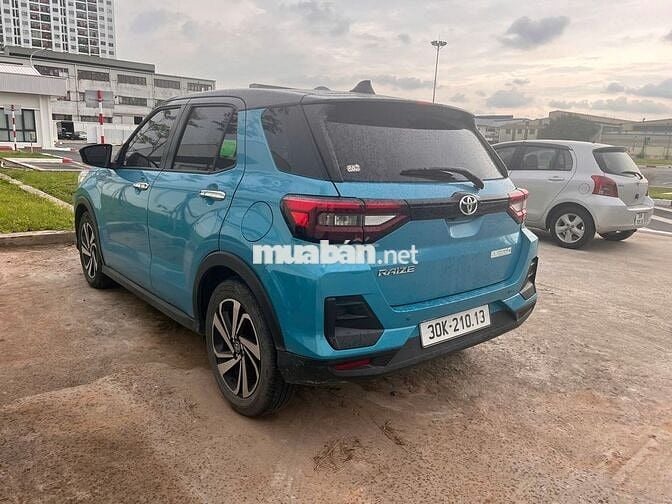 Bán Toyota Raize 2022 đăng ký 2023 xanh nóc đen