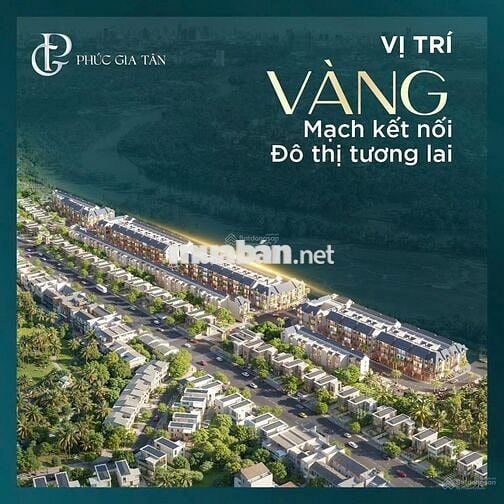 Bán Đất nền dự án Phúc Gia Tân, 18,5 triệu / m2, 90 m2, view đẹp