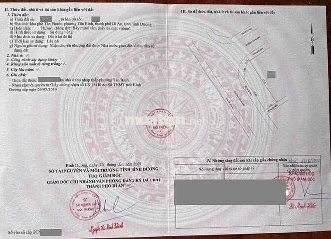 Đất góc 2 mặt tiền KDC lê Phong Tân Bình Dĩ An