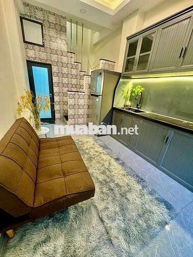 HXH NÉ LÊ QUANG ĐỊNH 3X7 - 4 TẦNG BTCT CHỈ 4. TỶ
