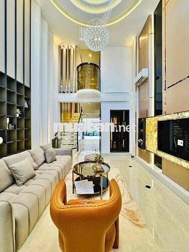 cho thuê nhà siêu phẩm (4x16) 3 lầu , 4pn , 5wc sẵn nội thất cao cấp