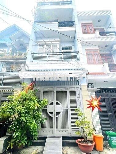 Nhà 1 trệt 2 lầu sân thượng hẻm 193 đường số 6 Bình Hưng Hòa B