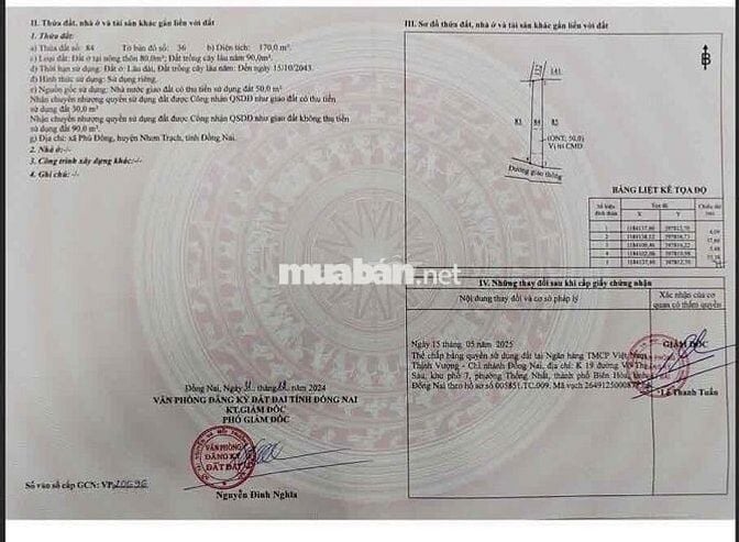 chủ gửi bán lô đất nền mặt tiền giồng sắn khu dân cư đông kín