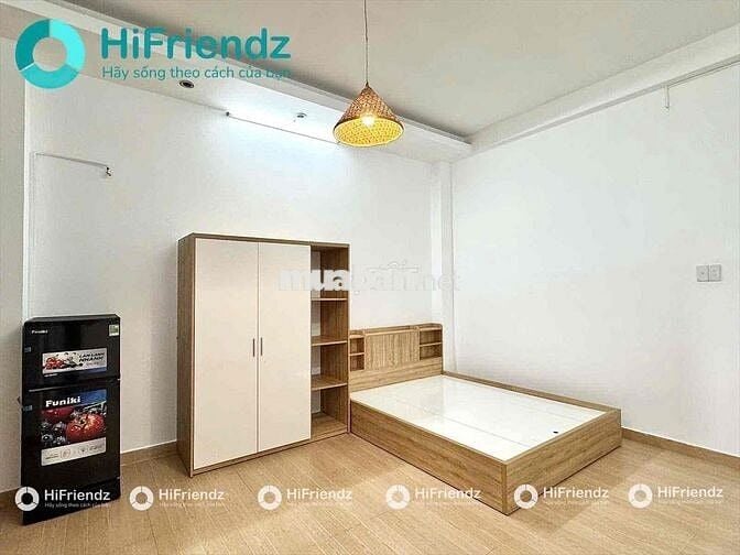 Studio phòng mới xây siêu rộng 35m2 gần vòng xoay Dân Chủ
