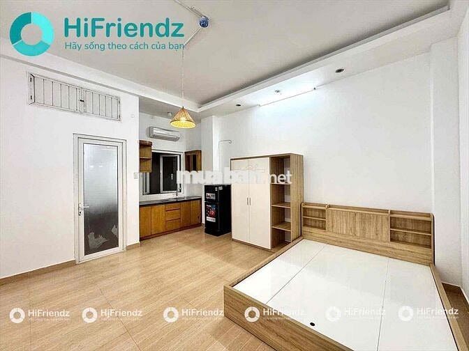 Studio phòng mới xây siêu rộng 35m2 gần vòng xoay Dân Chủ