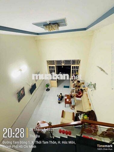 Bán nhà 4x16m, 1 lững, 3pn, sát chợ Thới Tứ. Thới Tam Thôn, Hốc Môn.