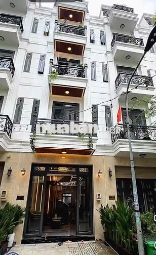 Nhà Mới DT 280m2 1Trệt 4Lầu 6Pn 7Wc Sân Thượng Hẻm Xe Tải Vỉa Hè Mát
