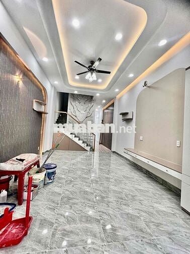 Nhà Mới DT 280m2 1Trệt 4Lầu 6Pn 7Wc Sân Thượng Hẻm Xe Tải Vỉa Hè Mát