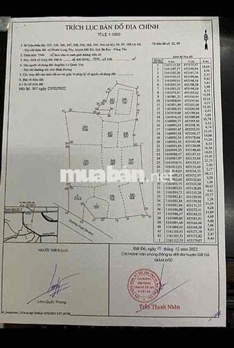 Bán lô đất 8900m2, mặt tiền đường nhựa sát ql55 hướng đi Sân bay HTram