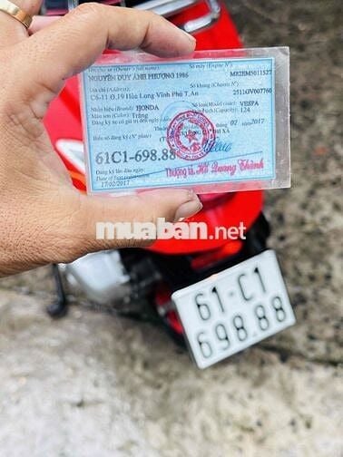VESPA SPRINT 125CC ABS IGET 2017 1 ĐỜI CHỦ ÍT CHẠY